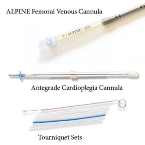 alpine, antegrade and tourniquet sets