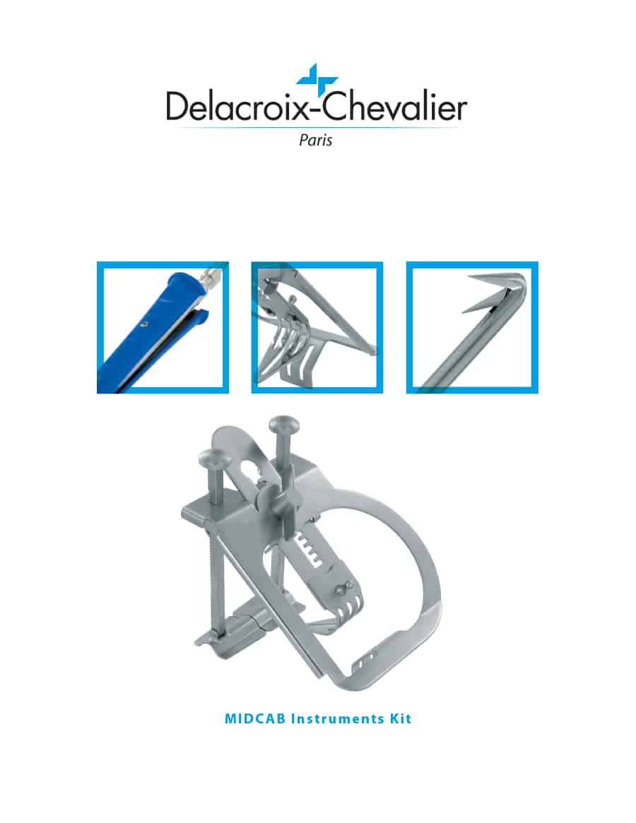 Delacroix-Chevalier MIDCAB Surgical Instrument Kit Catalog