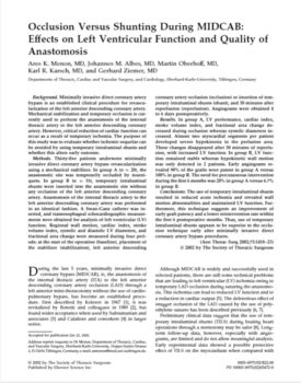 Shunt Clinical Study Screenshot