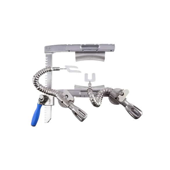 Chase Medical Cobra Surgical Assist Arms with Heart Assist Attachments on Retractor