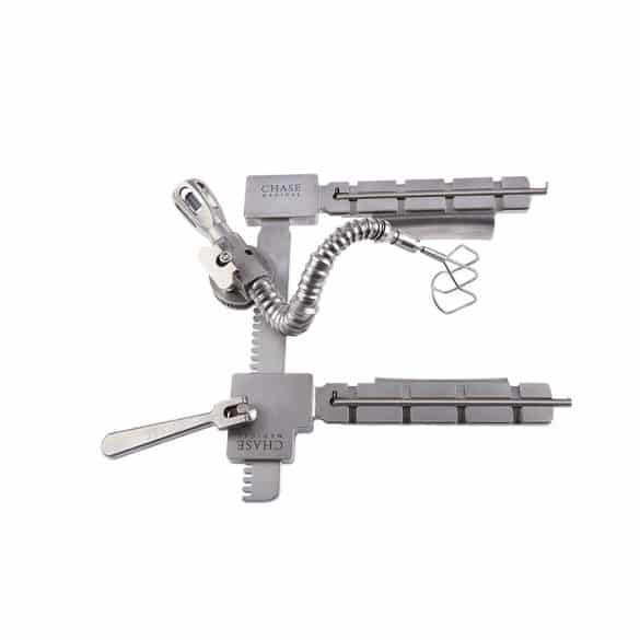Chase Medical Reusable Atrial Rake on Chase Medical Retractor
