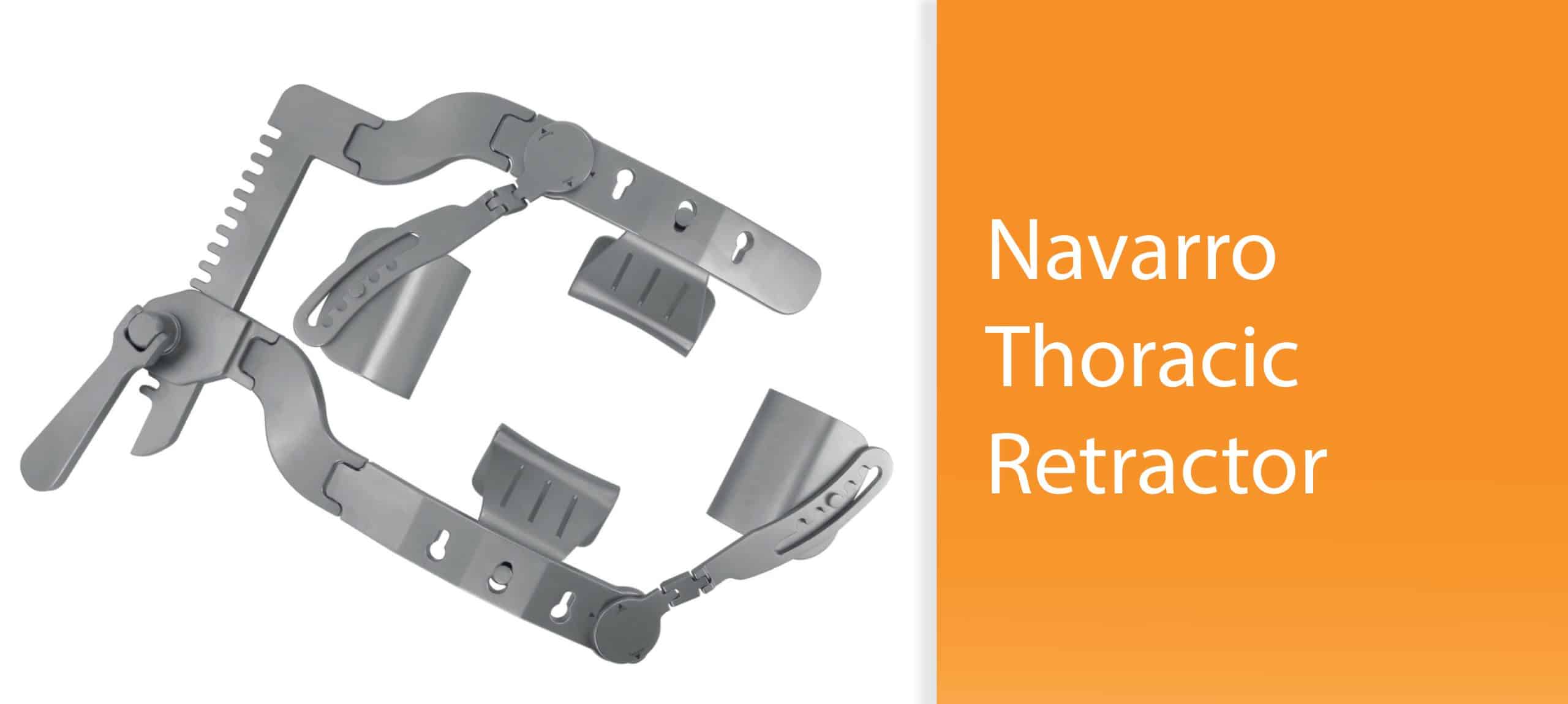 Delacroix-Chevalier Navarro Thoracic Retractor